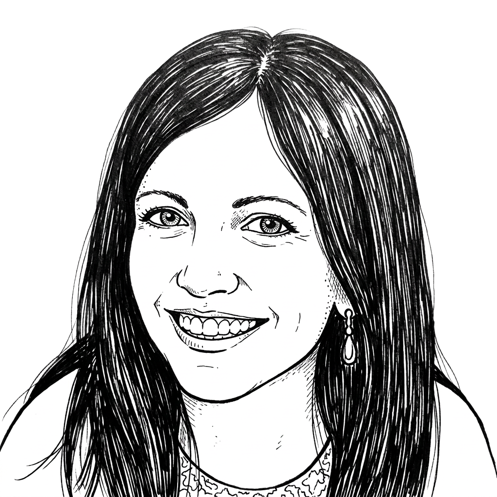 Ritratto disegnato di Silvia